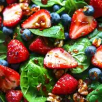 15-Minute Strawberry Spinach Salad