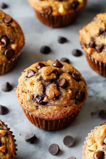 Banana Chocolate Chip Muffins