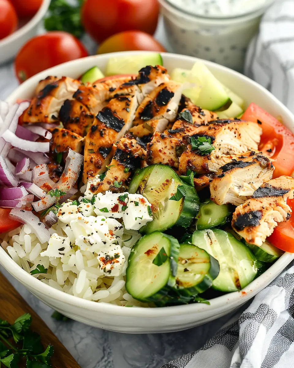 Low Carb Greek Chicken Bowls: Easy and Delicious Weeknight Meal