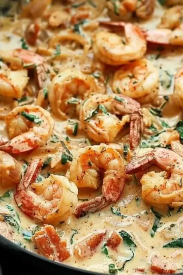 Creamy Tuscan Garlic Shrimp