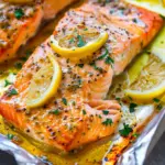 Sheet Pan Lemon Garlic Butter Salmon