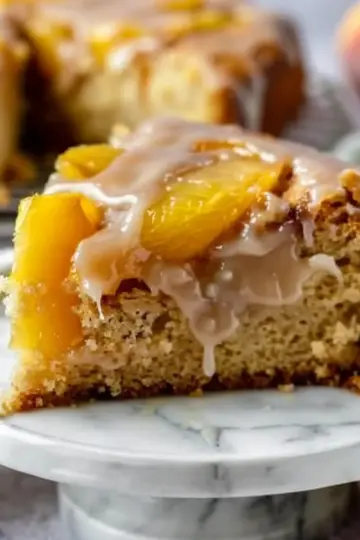 Brown Sugar Peach Cake